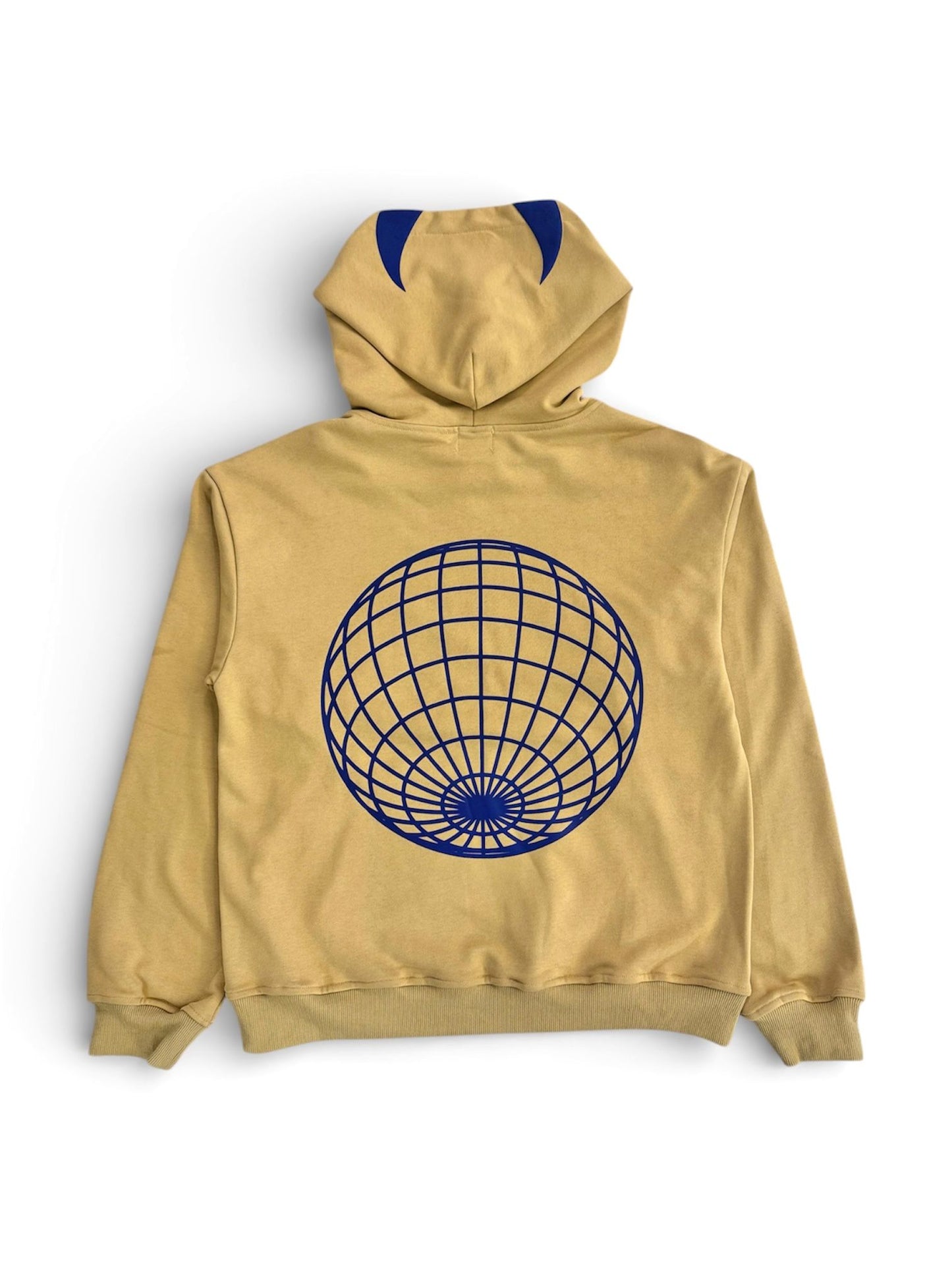 Devil Hoodie - Beige/Blue