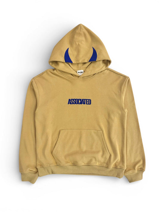 Devil Hoodie - Beige/Blue